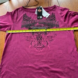 Harley-Davidson Women’s Burgundy Graphic Tee